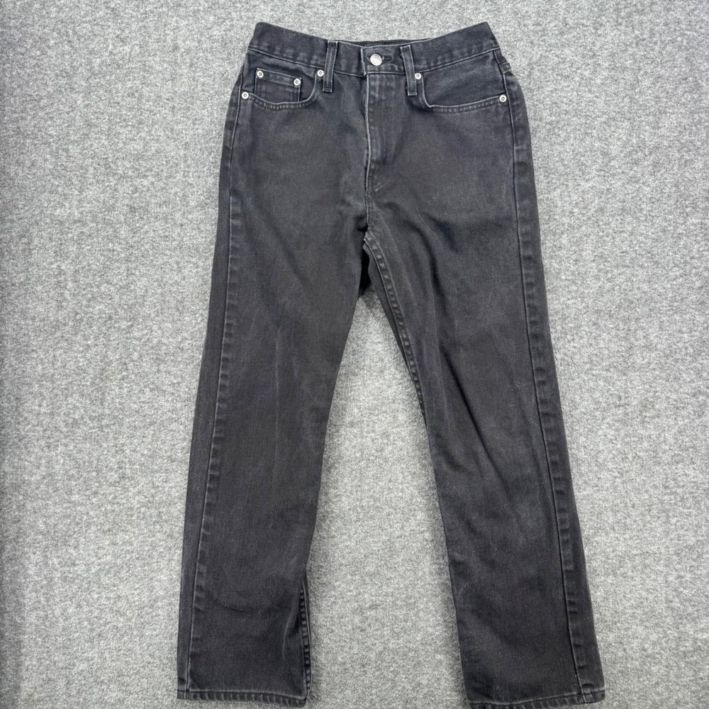 George Mens Regular Fit Straight Jeans Faded Black Denim 29 Work jeans relaxed